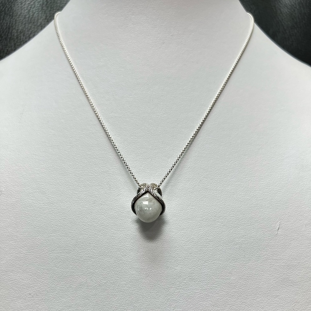 John Hardy classic chain quartz pendant & chain